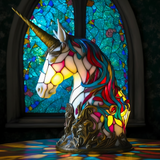 Unicorn — Stained Glass Lamp