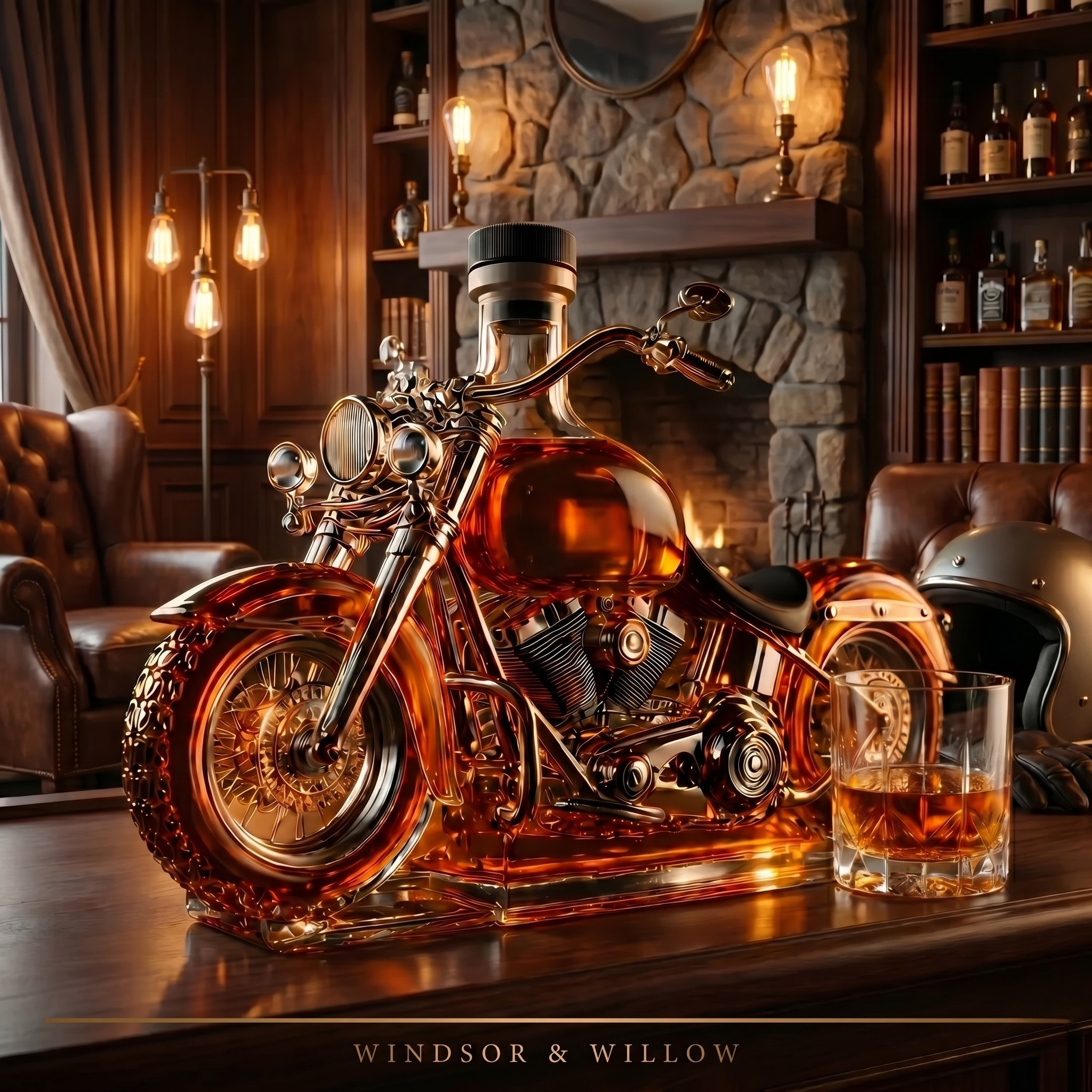 Viski Karafa Harley Davidson Zj - Viski karafa