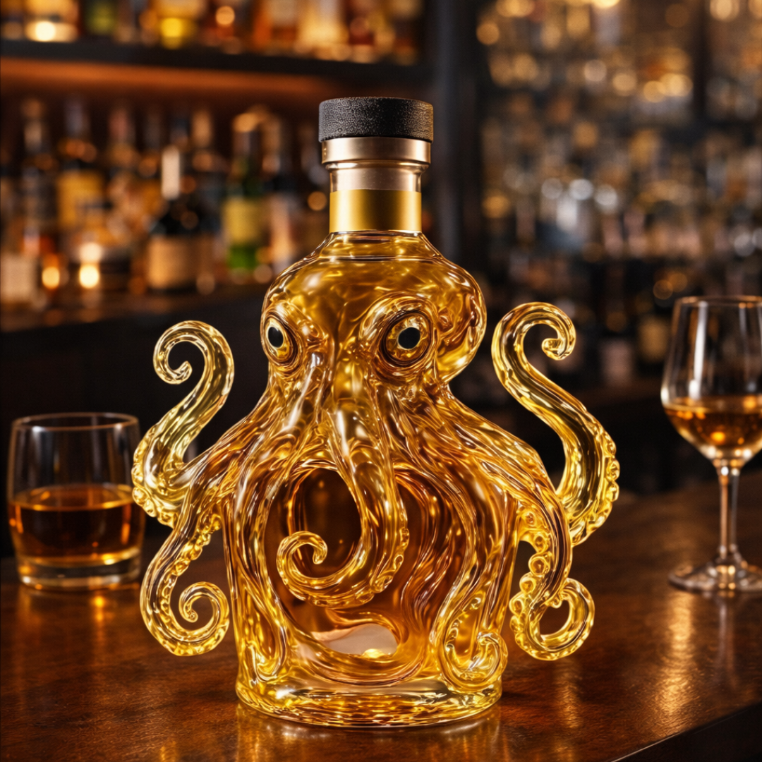 Viski Karafa Octopus Ct - Viski karafa