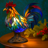 Rooster — Stained Glass Lamp