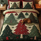 3-delni prošiveni komplet posteljine - Šuma radosti