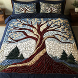 3-delni prošiveni komplet posteljine - Šumska harmonija