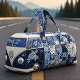 Prošivena putna torba Indigo kombi