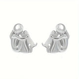 Naušnice s objetim psa