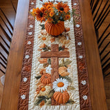 Quilted table runner - Holy Gathering