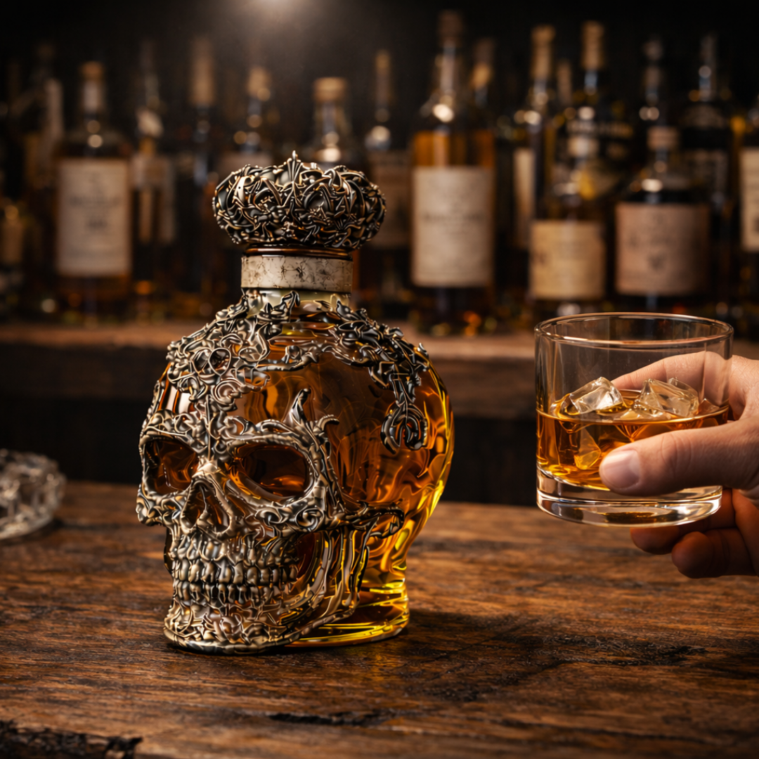 Viski Karafa Skulls Qe - Viski karafa