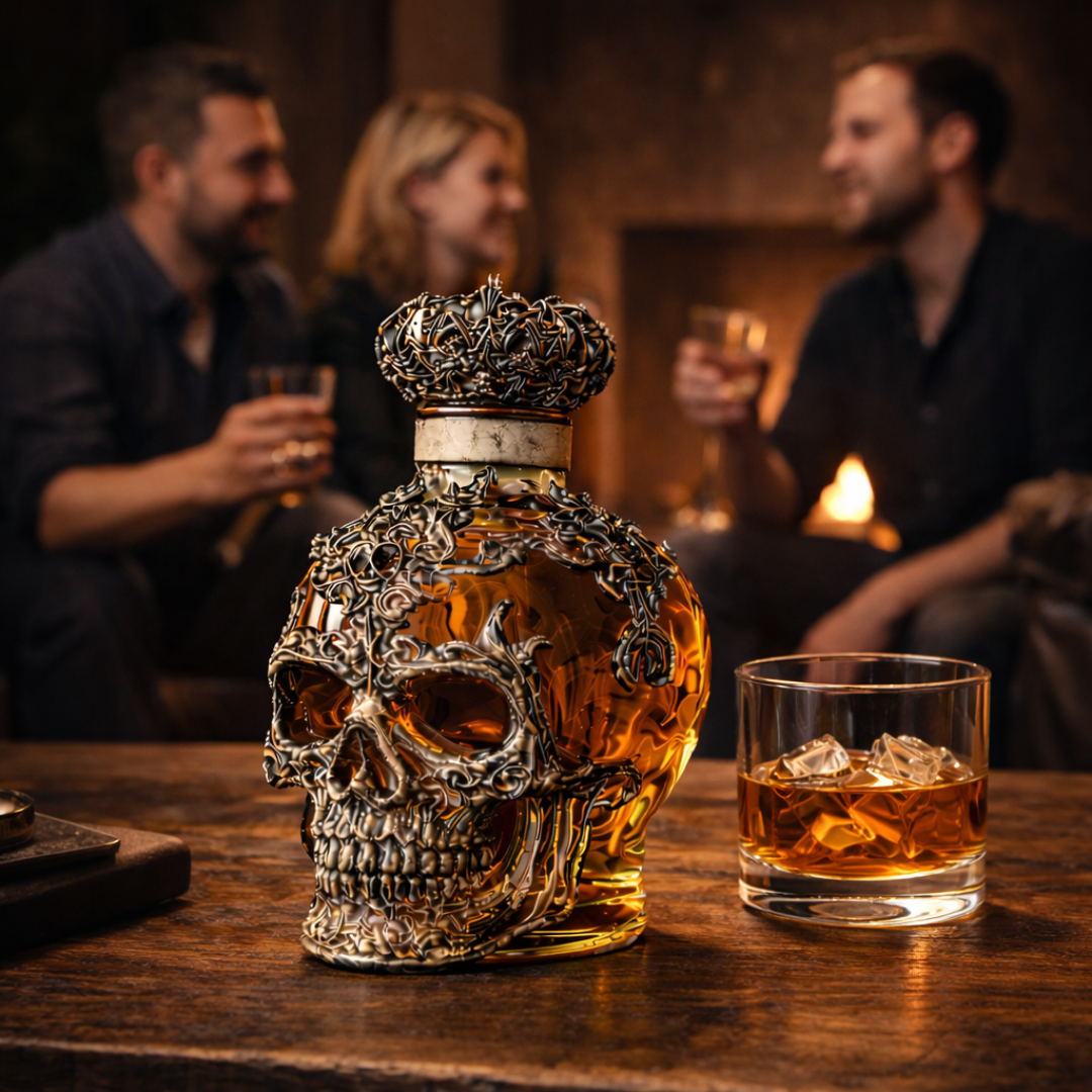 Viski Karafa Skulls Qe - Viski karafa
