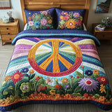 3-delni prošiveni komplet posteljine - Batik snovi