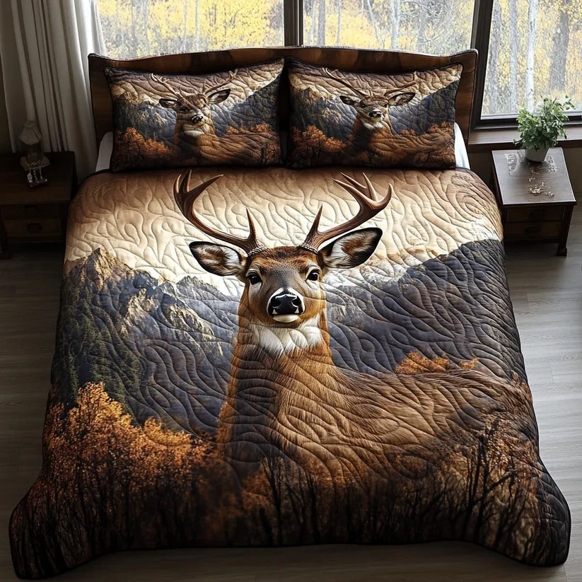 3-delni prošiveni komplet posteljine - Šumske životinje