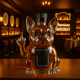 Smešna boca za viski u obliku psa