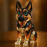 Njemački ovčar od kristala