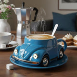 BLUEMUG | Plava šolja sa motivom automobila