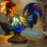 Rooster — Stained Glass Lamp