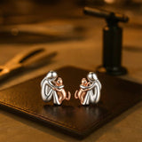 Naušnice Cat Embrace