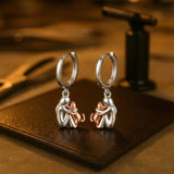 Naušnice Cat Embrace (Kulate zapinani)